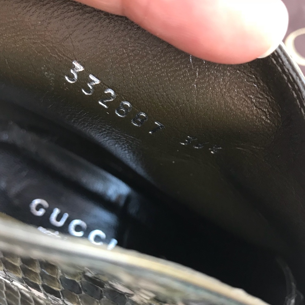 Gucci Python Lace-Up Booties - Picture 2 of 7